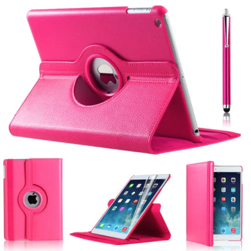 SAMSUNG TAB A T550 9.7 INCH ROTATING CASE PINK